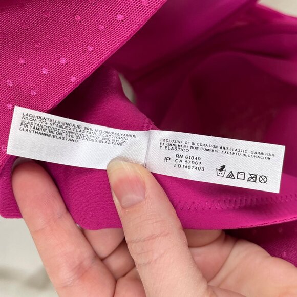 Wacoal Womens Pink Bra US 40K Underwire Back Appeal Underwire 855403 - Picture 6 of 6